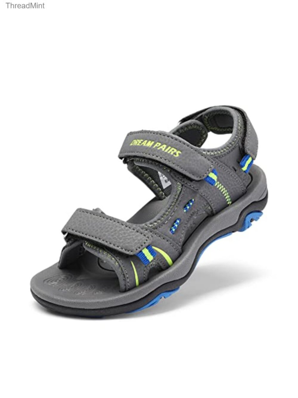 Kids Athletic Sandals Water-Friendly Hook-and-Loop Straps Quick-Dry